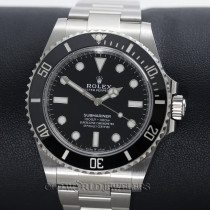 Rolex Submariner No Date Ref 124060 Steel Black Dial